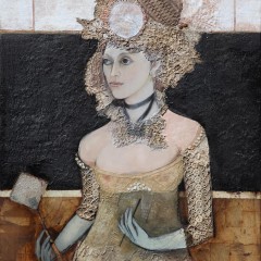 “Ieva”, Mixed Media on Canvas, 48×36 inches, 2013